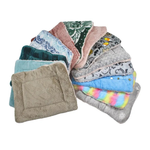 Soft Cat Bed Mats Warm Dog Bed Soft Fleece Pet Blanket Puppy Sleep Mat Kitten Mattress Cushion for Small Dogs Cat Accessories - Image 3