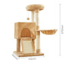 Pawsh Comfort™ Luxury Cat Tree – Double Condos, Spacious Perch, Hammock, Fully Wrapped Sisal Scratching Posts & Dangling Balls - Image 4