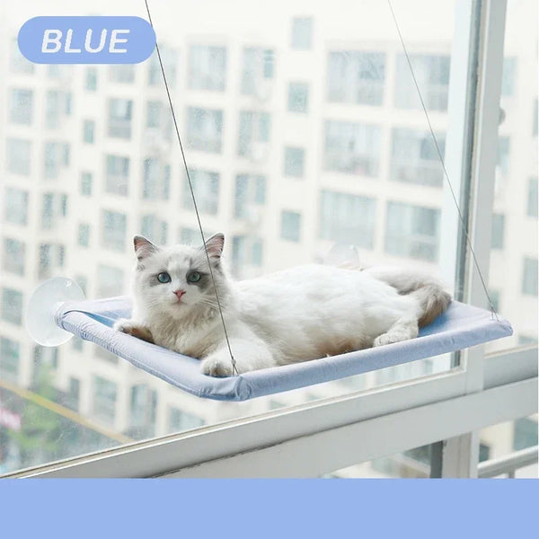 New Cat Hammock Window Pet Aerial Hanging Cat Bed Cats Ouse Kitten Climbing Frame Sunny Seat Nest Bearing 20kg Accessoriescanvas - Image 16