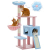Flower Cat Tree, Multi-Level Cat Tower with Sisal Scratching Posts, Hammock, Ramp, Top Perch, Cat Condo for Indoor, Kitten Toys - Image 21