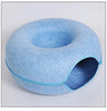Donut Cat Bed Interactive Tunnel Pet Felt Indoor Toys Cats House Kitten Training Toy Cat Kennel Pets Supplies - Image 9