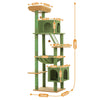 Pawsh Comfort™ 180cm Large Cat Tree Tower – Spacious Climbing Frame with Sisal Scratching Post, Hammock & Perch - Image 10