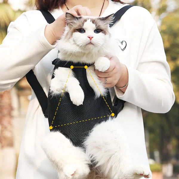 Pawsh Comfort™ Upgraded Adjustable Pet Backpack – Portable Outdoor Carrying Bag for Cats & Dogs, Ideal for Travel, Camping & Hiking - Image 17