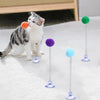 1pc Fur Ball Spring Cat Toy Suction Cup Multicolored Teaser Wand Pet Interactive Toys Cat Scratcher Toys Supplies Random Color - Image 4