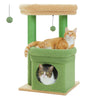 Pawsh Comfort™ Cat Tree Tower – Cozy Condo, Wide Top Perch, Natural Sisal Posts, Soft Plush & Playful Pom-Pom, Ideal for 1-2 Indoor Cats - Image 33
