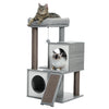 Pawsh Comfort™ Wooden Cat Tower – Double Condos, Spacious Perch, Fully Wrapped Sisal Scratching Posts & Replaceable Dangling Balls - Image 39