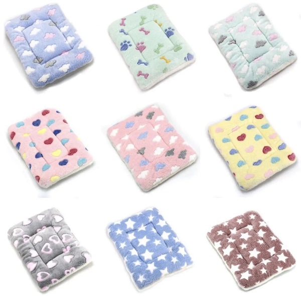 Soft Cat Bed Mats Warm Dog Bed Soft Fleece Pet Blanket Puppy Sleep Mat Kitten Mattress Cushion for Small Dogs Cat Accessories - Image 7