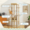 Pawsh Comfort™ Multi-Level Indoor Wood Cat Tree – Spacious Condo, Scratching Posts, Hammock, Top Perch & Cat Toys - Image 12