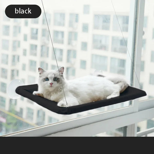 New Cat Hammock Window Pet Aerial Hanging Cat Bed Cats Ouse Kitten Climbing Frame Sunny Seat Nest Bearing 20kg Accessoriescanvas - Image 13