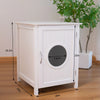 Hidden Wooden Cat Litter Box Cabinet – Indoor Furniture, Stylish & Functional - Image 5