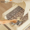 KEMORELA Stainless Steel Cat Litter Box XLExtra Large Litter Box for Big Cats Enclosed Removable with High Sided Enclosure Scoop - Image 3