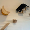 Pawsh Comfort™ Wall-Mounted Wooden Cat Tree – Shelves, Scratching Posts, Climbing Perches, Hammock, Steps & Ladder - Image 11