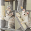 Pawsh Comfort™ 180cm Large Cat Tree Tower – Spacious Climbing Frame with Sisal Scratching Post, Hammock & Perch - Image 13