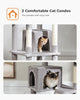 Pawsh Comfort™ Large Indoor Cat Tree – 180cm Tall Multi-Level Plush Tower with Sisal Scratching, Condos & Perches - Image 17