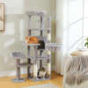 Pawsh Comfort™ Multi-Level Indoor Cat Tree – Tall Tower with Scratching Posts, Hammock, Large Perches, Hanging Balls & Spacious Condo House - Image 3