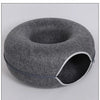 Donut Cat Bed Interactive Tunnel Pet Felt Indoor Toys Cats House Kitten Training Toy Cat Kennel Pets Supplies - Image 12