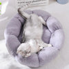 Flower Soft Cat Bed Cat Sleeping Mat Comfortable Sleep Pet Bed Long Plush Dogs Basket Cushion Cats Mat Animals Sleeping Sofa - Image 3