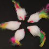 1pcs Cat Toys Interactive Cute Soft Fleece False Mouse Colorful Feather Funny Playing Training Toy for Cats Kitten Pet Supplies - Image 4