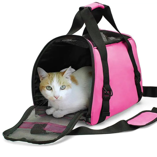 Pawsh Comfort™ Soft-Sided Portable Pet Travel Carrier – Folding Carrier for Cats, Dogs & Puppies - Image 3
