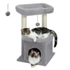 Pawsh Comfort™ Cat Tree Tower – Cozy Condo, Wide Top Perch, Natural Sisal Posts, Soft Plush & Playful Pom-Pom, Ideal for 1-2 Indoor Cats - Image 32