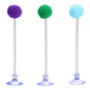 1pc Fur Ball Spring Cat Toy Suction Cup Multicolored Teaser Wand Pet Interactive Toys Cat Scratcher Toys Supplies Random Color - Image 11