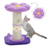 Pawsh Comfort™ Flower Small Cat Tree – Indoor Cat Scratching Post with Super Thick Natural Sisal, Pink Removable Perch, Mat & Playful Balls - Image 24