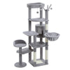 Pawsh Comfort™ Multi-Level Indoor Cat Tree – Tall Tower with Scratching Posts, Hammock, Large Perches, Hanging Balls & Spacious Condo House - Image 34