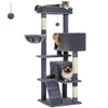Cat Tree with Toy Cat Tower condo for Indoor Cats Cat House with Padded Plush Perch Cozy Hammock and Sisal Scratching Posts - Image 38