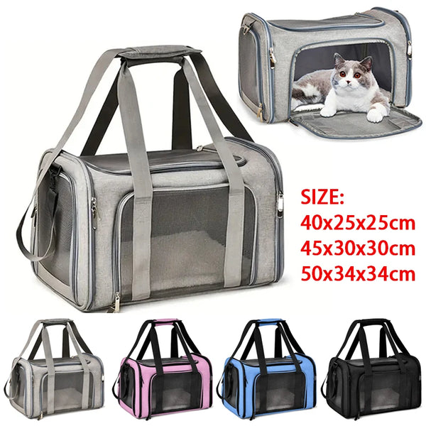 Pawsh Comfort™ Breathable Mesh Pet Carrier Bag – Outdoor Travel Tent for Small Dogs & Cats - Image 2