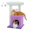Pawsh Comfort™ Cat Tree Tower – Cozy Condo, Wide Top Perch, Natural Sisal Posts, Soft Plush & Playful Pom-Pom, Ideal for 1-2 Indoor Cats - Image 29
