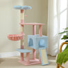 Flower Cat Tree, Multi-Level Cat Tower with Sisal Scratching Posts, Hammock, Ramp, Top Perch, Cat Condo for Indoor, Kitten Toys - Image 3