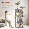 Pawsh Comfort™ Large Indoor Cat Tree – 180cm Tall Multi-Level Plush Tower with Sisal Scratching, Condos & Perches - Image 4