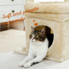 Pawsh Comfort™ Cat Tree Tower – Cozy Condo, Wide Top Perch, Natural Sisal Posts, Soft Plush & Playful Pom-Pom, Ideal for 1-2 Indoor Cats - Image 27