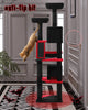 Pawsh Comfort™ Large Indoor Cat Tree – 180cm Tall Multi-Level Plush Tower with Sisal Scratching, Condos & Perches - Image 20