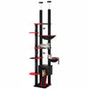 Pawsh Comfort™ Adjustable Floor-to-Ceiling Cat Tree (230–252cm) – Tall Cat Tower with Condo, Hammock, Hanging Ball & 5 Scratching Posts - Image 1