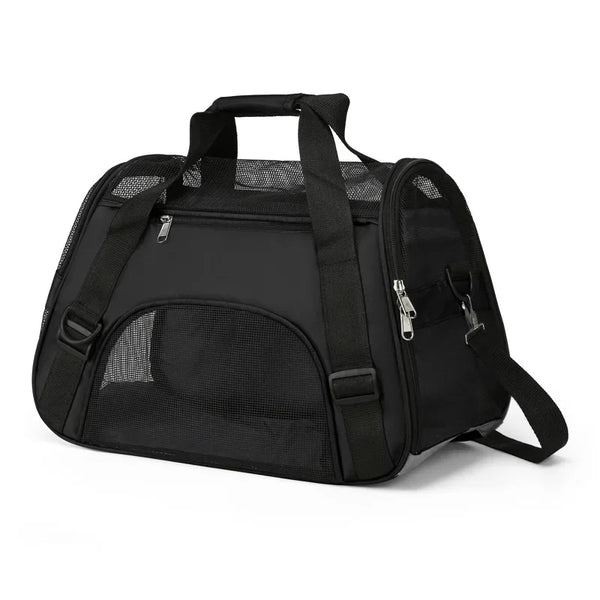 Pawsh Market™ Portable Pet Carrier Bag – Breathable Mesh Handbag for Small Dogs & Cats - Image 6