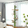 Pawsh Comfort™ 5-Tier Floor-to-Ceiling Cactus Cat Tree – Tall Indoor Climbing Tower with Scratching Post, Hammock & Dangling Ball - Image 2