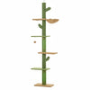 Pawsh Comfort™ 5-Tier Floor-to-Ceiling Cactus Cat Tree – Tall Indoor Climbing Tower with Scratching Post, Hammock & Dangling Ball - Image 1