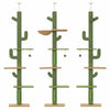 Pawsh Comfort™ 5-Tier Floor-to-Ceiling Cactus Cat Tree – Tall Indoor Climbing Tower with Scratching Post, Hammock & Dangling Ball - Image 4