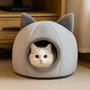 Pawsh Market™ Winter Cozy Cave Cat Bed – Warm Tent Nest for Cats & Small Dogs - Image 3