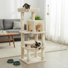 Pawsh Comfort™ 5-Level Cat Tree Tower – Sturdy Metal Frame with Condo, Hammock, Scratching Posts & Large Top Perch for Indoor Cats - Image 9