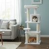 Pawsh Comfort™ 5-Level Cat Tree Tower – Sturdy Metal Frame with Condo, Hammock, Scratching Posts & Large Top Perch for Indoor Cats - Image 7