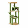 Pawsh Comfort™ 5-Level Cat Tree Tower – Sturdy Metal Frame with Condo, Hammock, Scratching Posts & Large Top Perch for Indoor Cats - Image 1