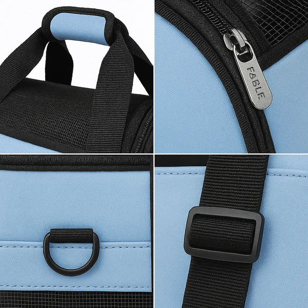 Pawsh Market™ Portable Pet Carrier Bag – Breathable Mesh Handbag for Small Dogs & Cats - Image 10
