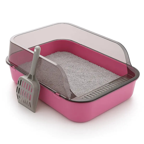 Pawsh Market™ Semi-Enclosed Cat Litter Box – Compact, Easy Clean, Low Dust Design for Cats - Image 3