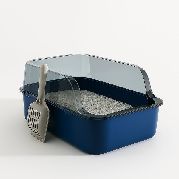 Pawsh Market™ Semi-Enclosed Cat Litter Box – Compact, Easy Clean, Low Dust Design for Cats - Image 7